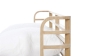 Preview: orig. BOW Designer Bett aus Massivholz modern elegant in Schwebeoptik